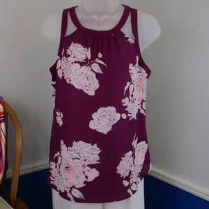 Candie's Floral Print Tank Top